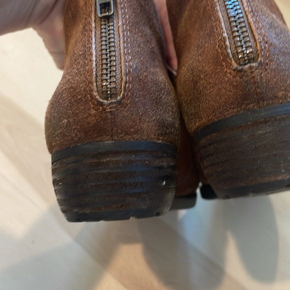 Born Kerri Distressed rust tobacco Brown Booties - Picture 13 of 14
